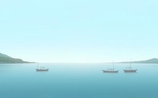 穏やかな瀬戸内海の風景